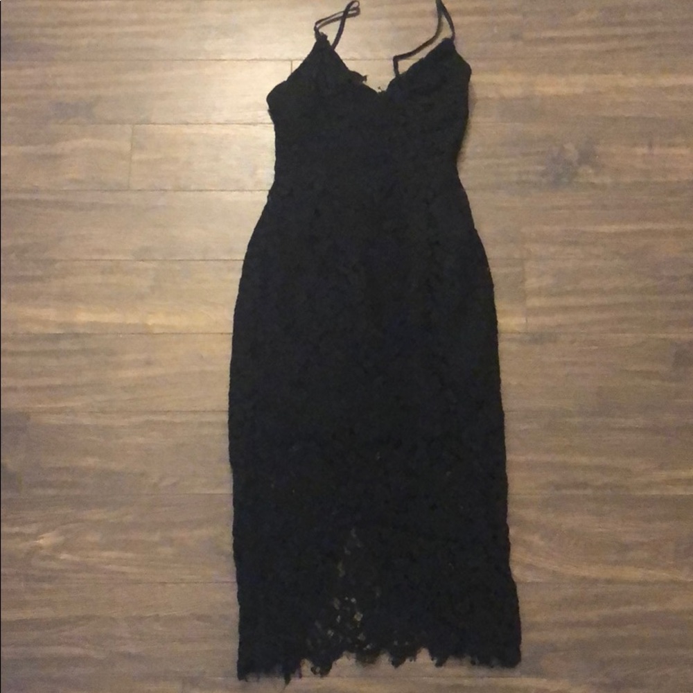 Bardot black dress